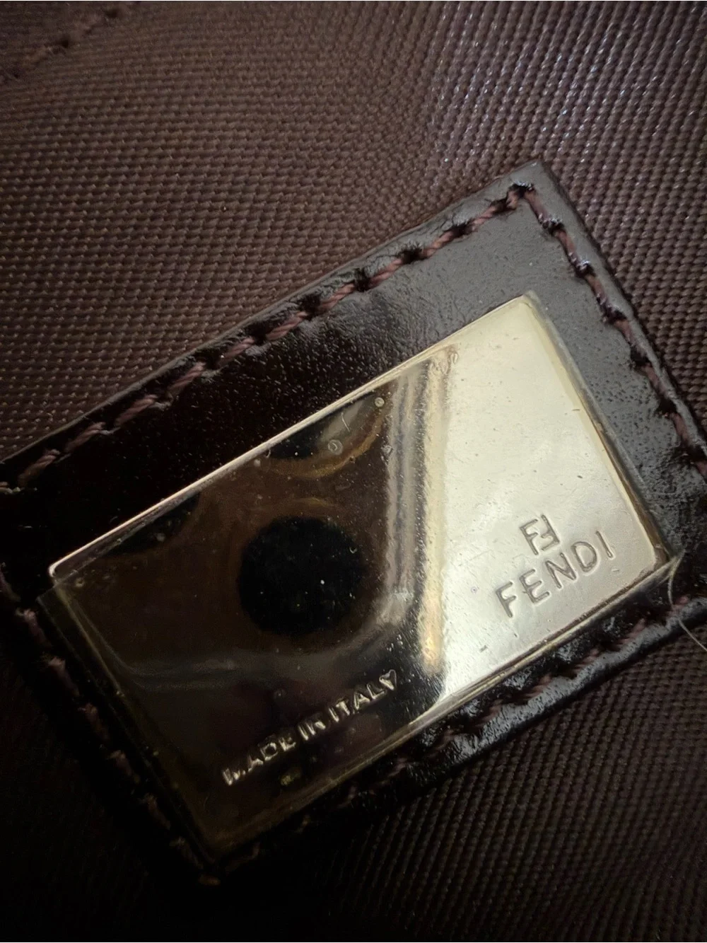 🤎Vintage Fendi Zucchino Brown Baguette🤎